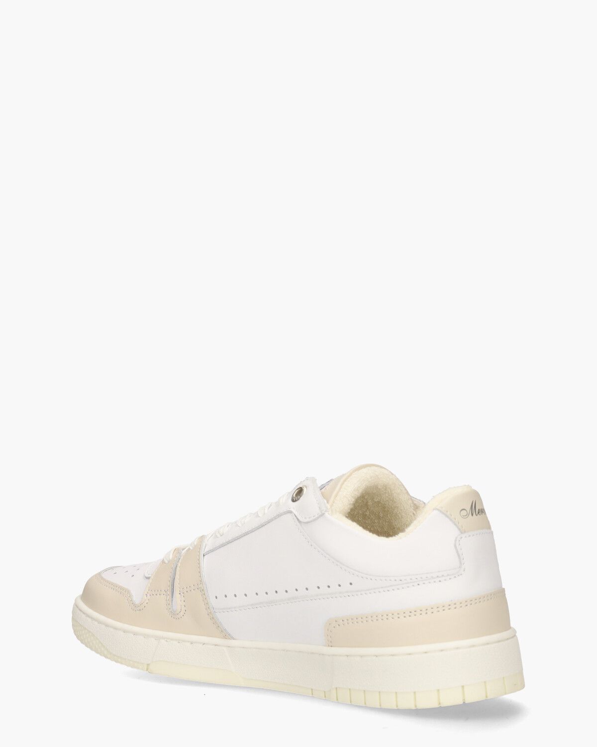The Brooklyn M Wit/Ecru Damessneakers
