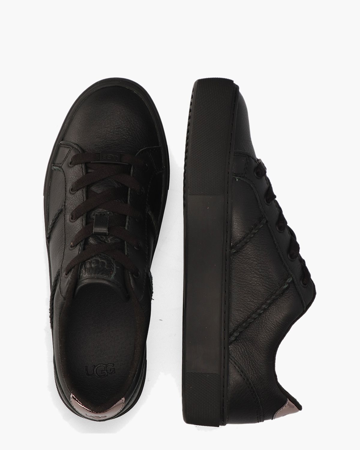Dinale Zwart Damessneakers