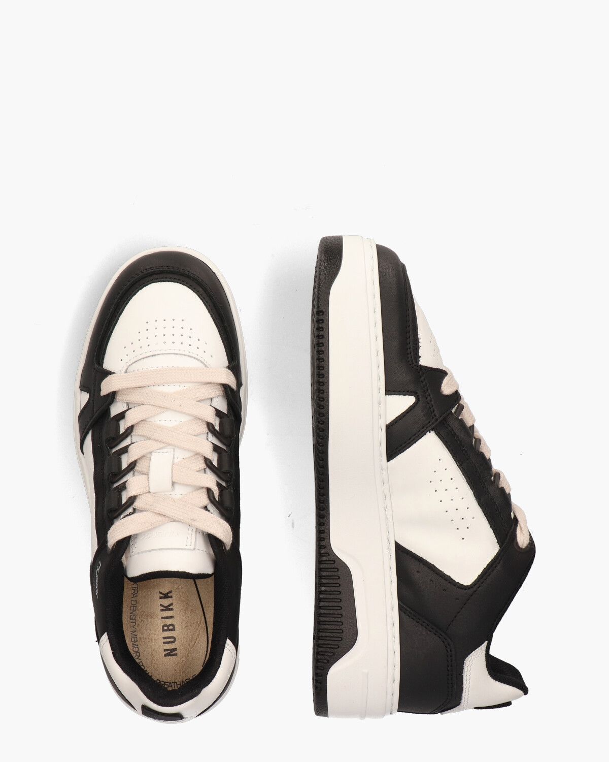 Basket Buxton Zwart/Off-White Damessneakers