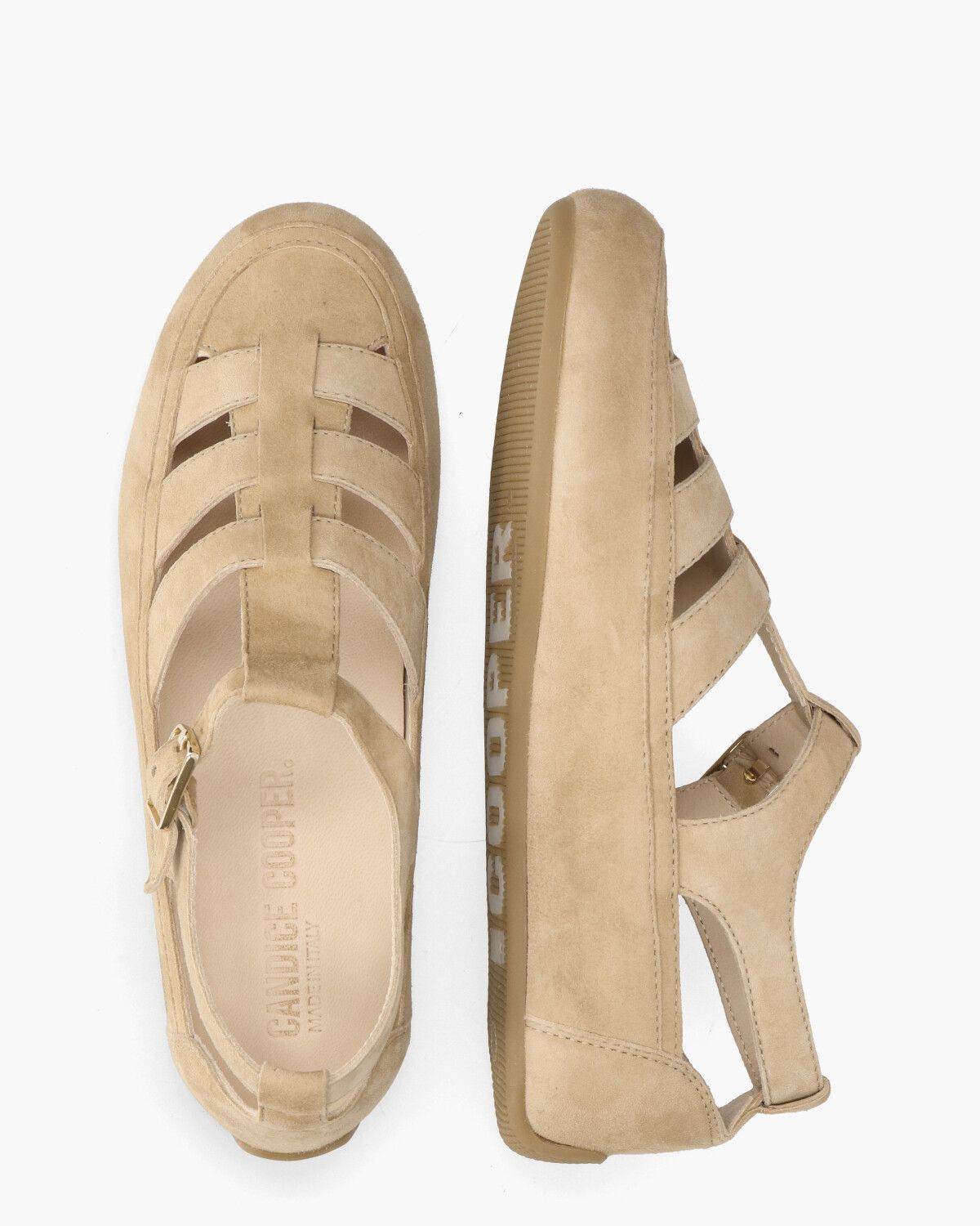 Rock T-Bar Beige Damessandalen