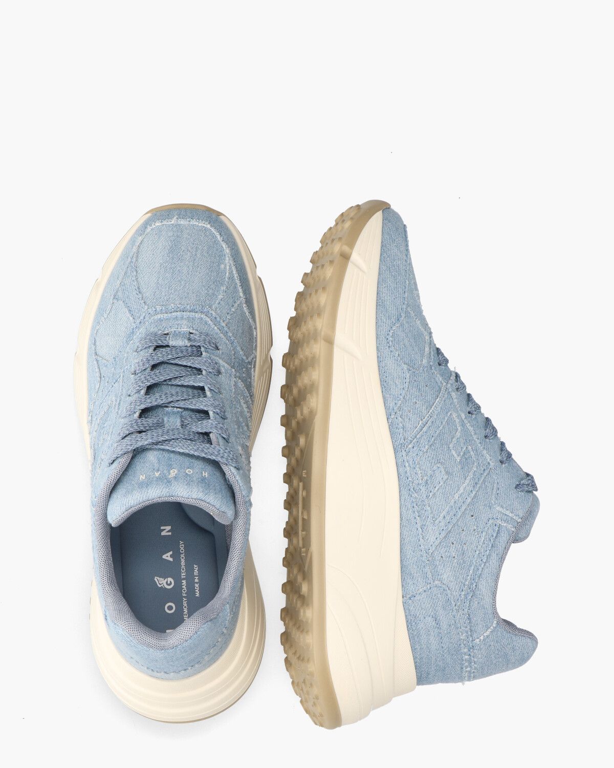 H669 Hi-Fi Jeansblauw Damessneakers