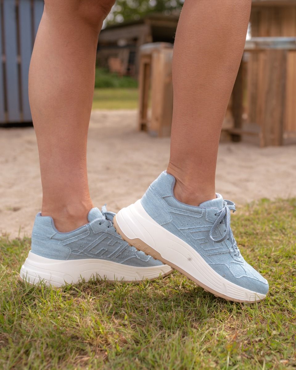 H669 Hi-Fi Jeansblauw Damessneakers