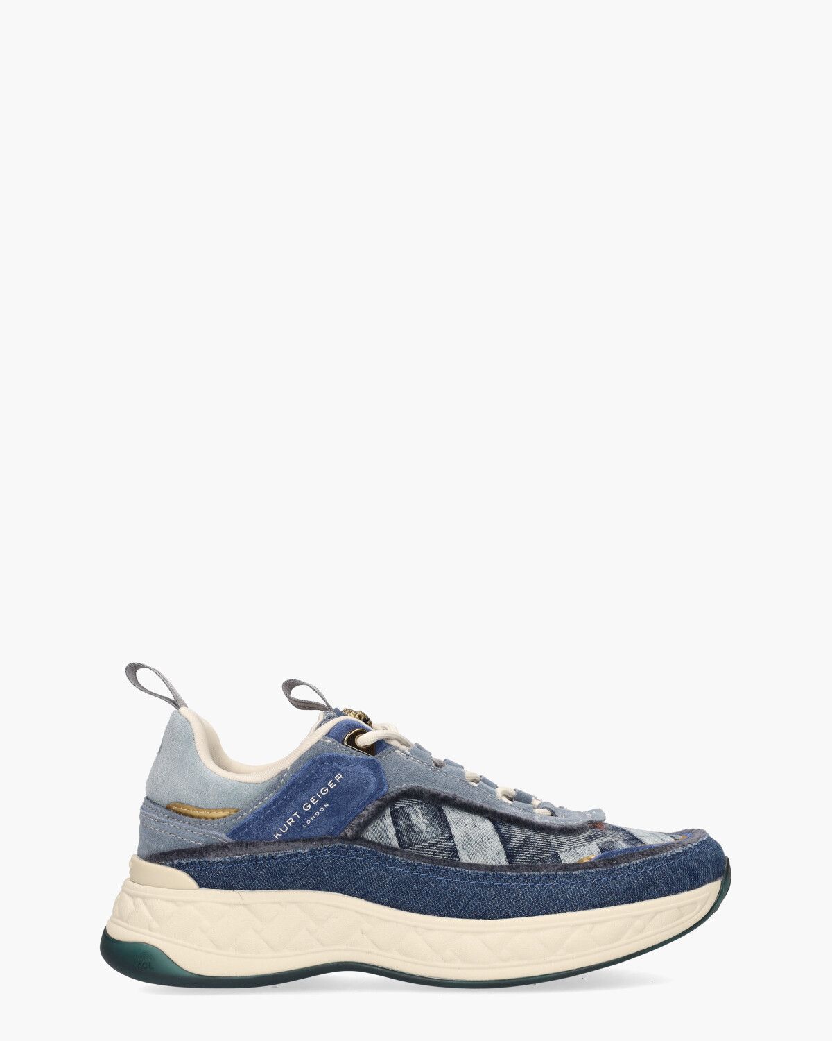 Kensington Sneaker Jeansblauw Damessneakers