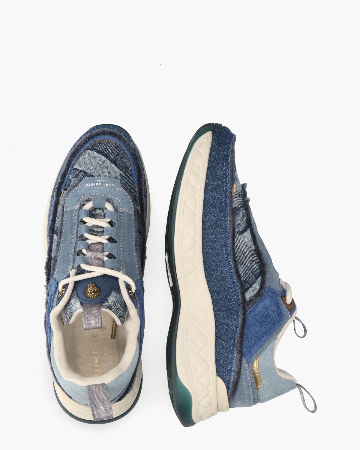 Kensington Sneaker Jeansblauw Damessneakers
