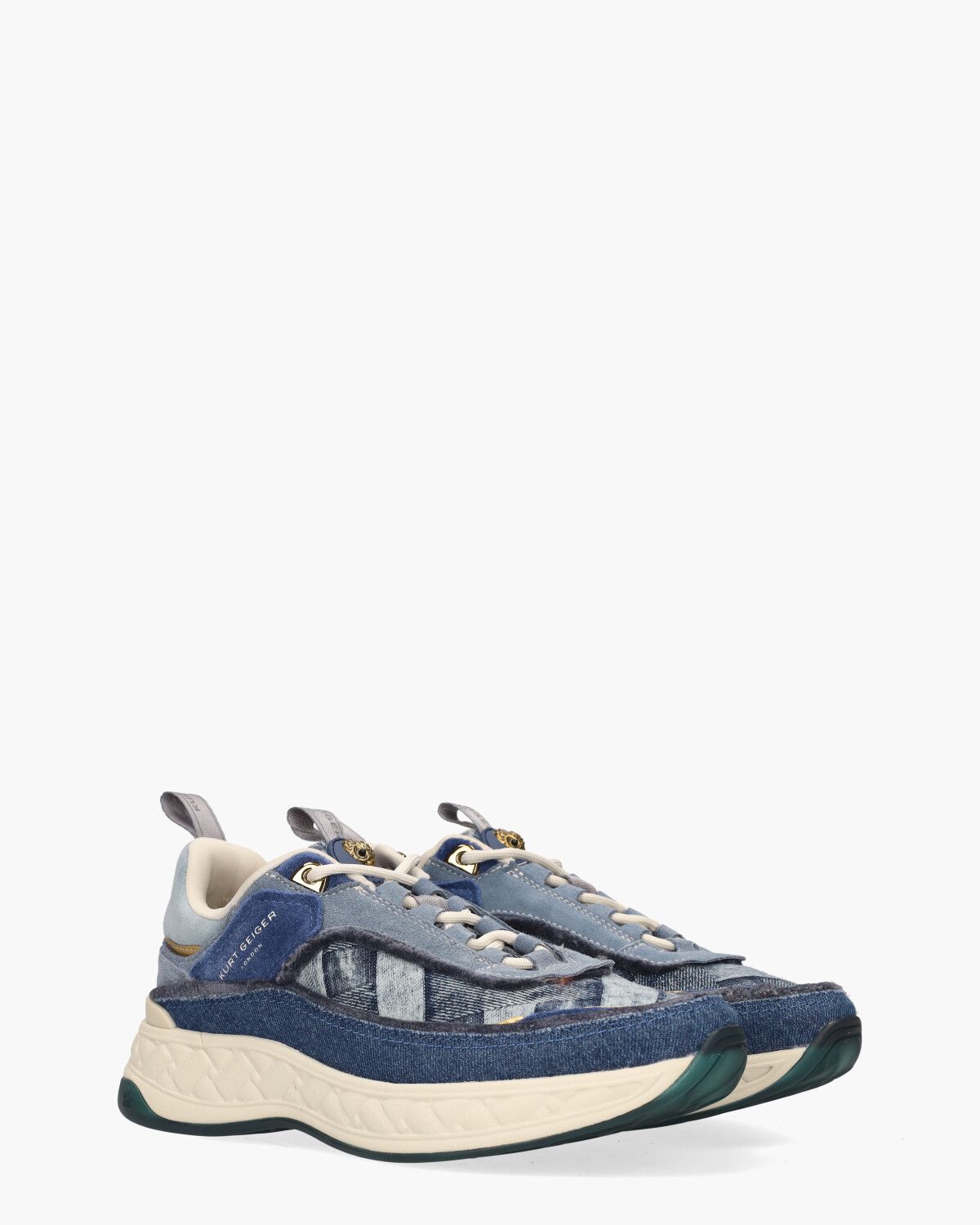 Kensington Sneaker Jeansblauw Damessneakers