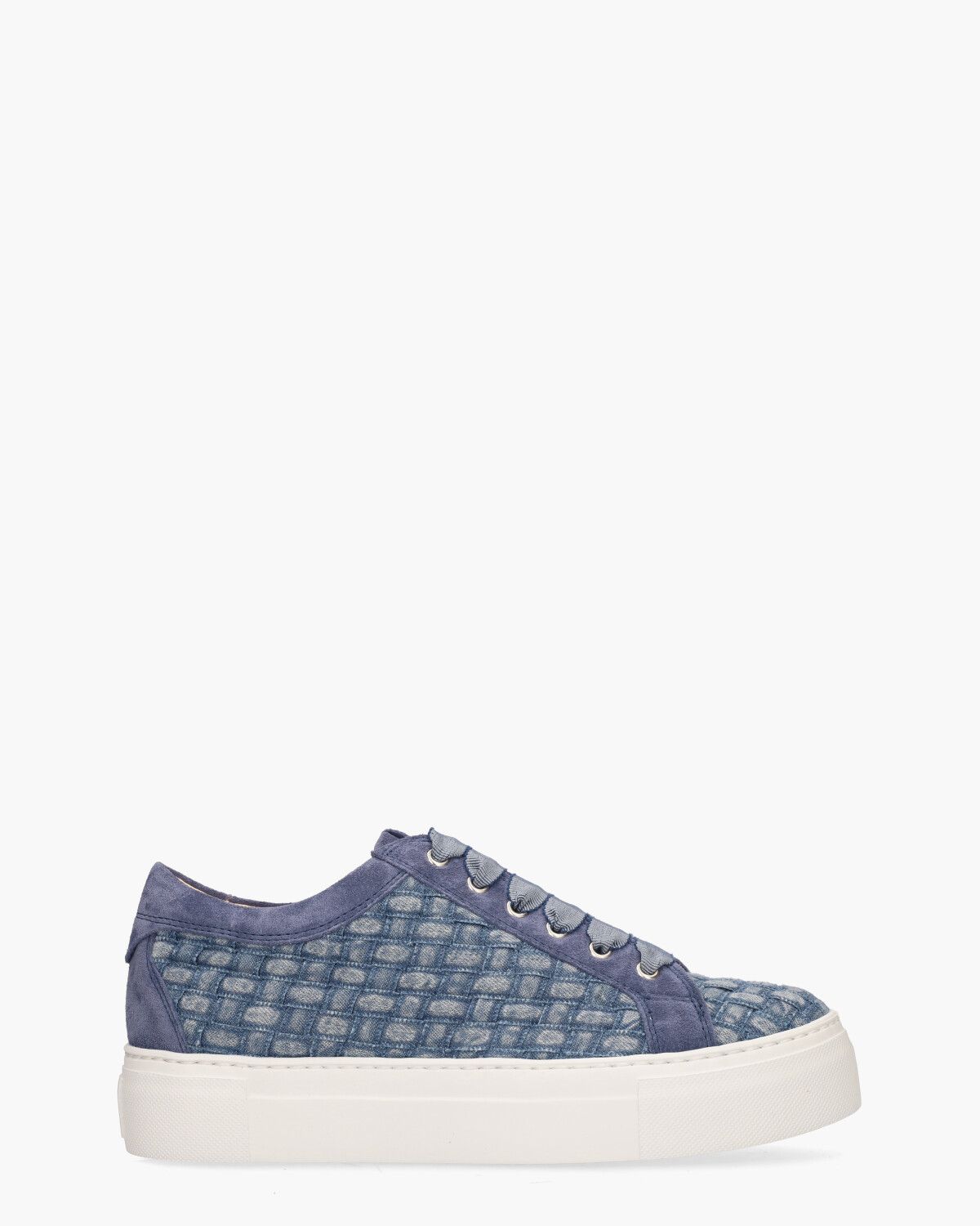 Mollie Jeansblauw Damessneakers