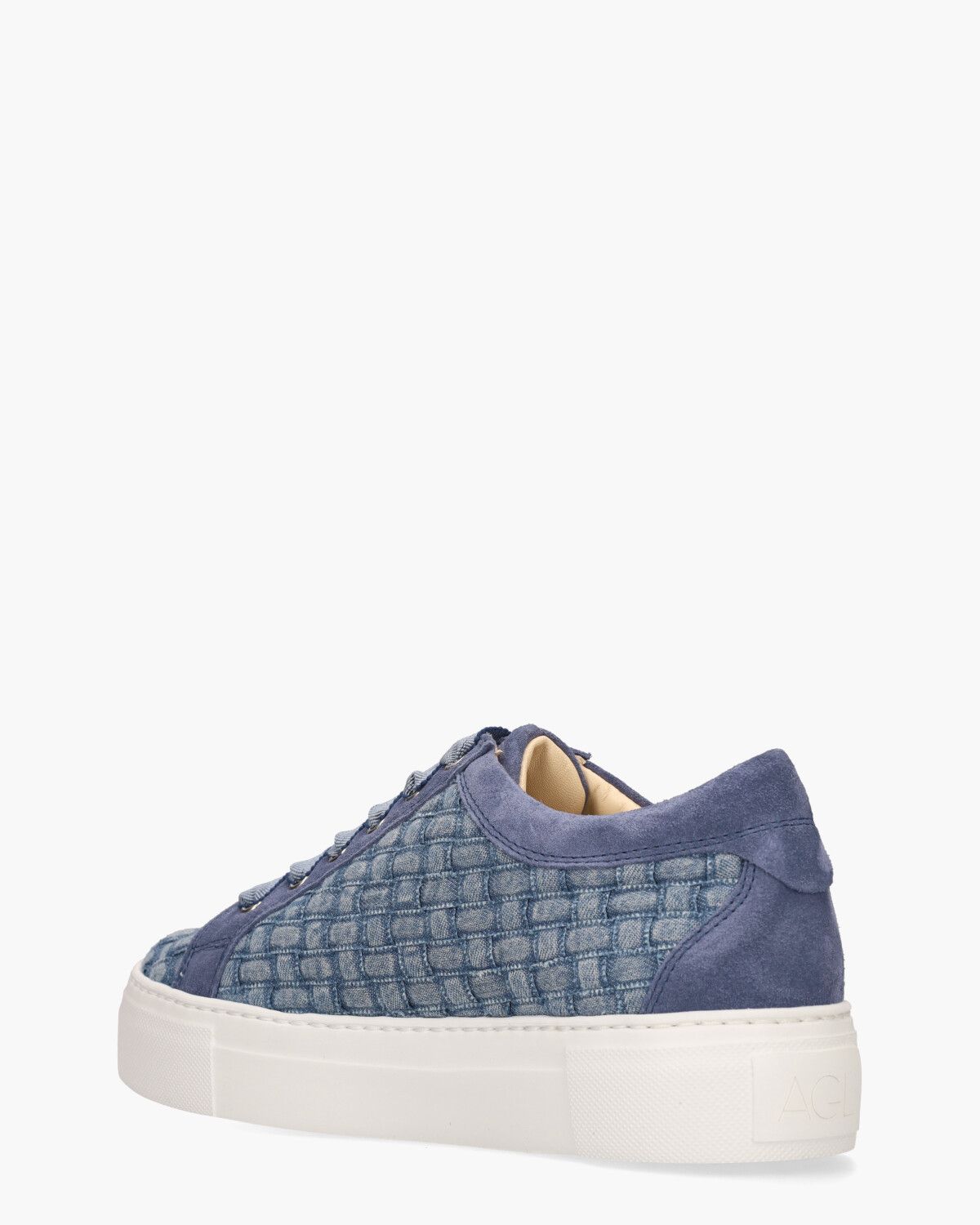 Mollie Jeansblauw Damessneakers