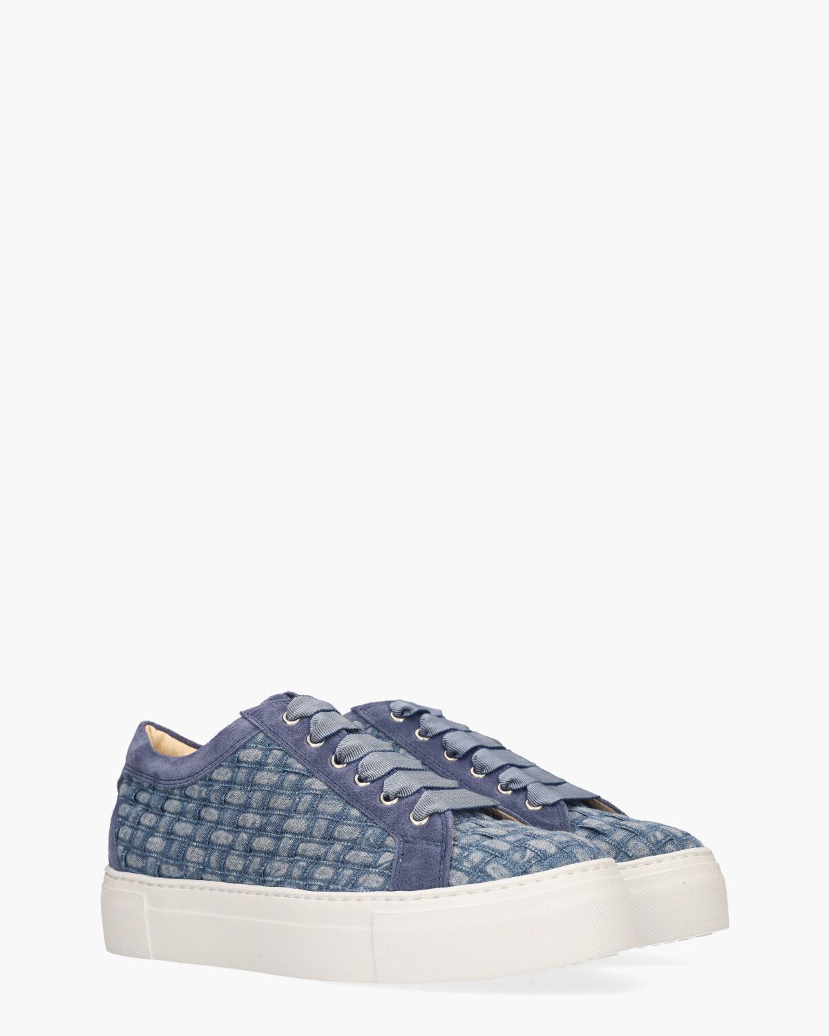 Mollie Jeansblauw Damessneakers