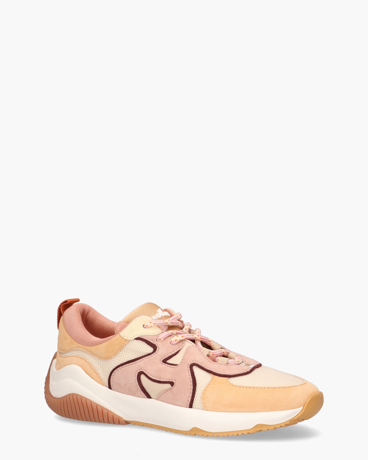 H597 Ecru/Multicolor Damessneakers
