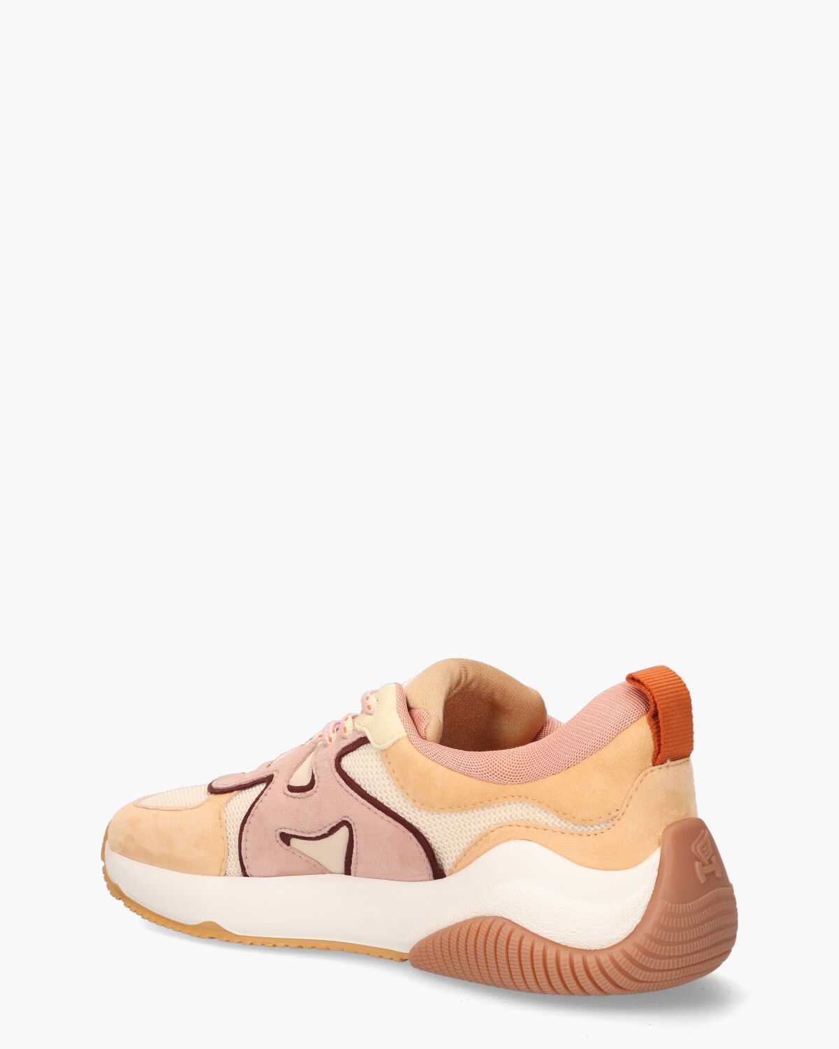 H597 Ecru/Multicolor Damessneakers