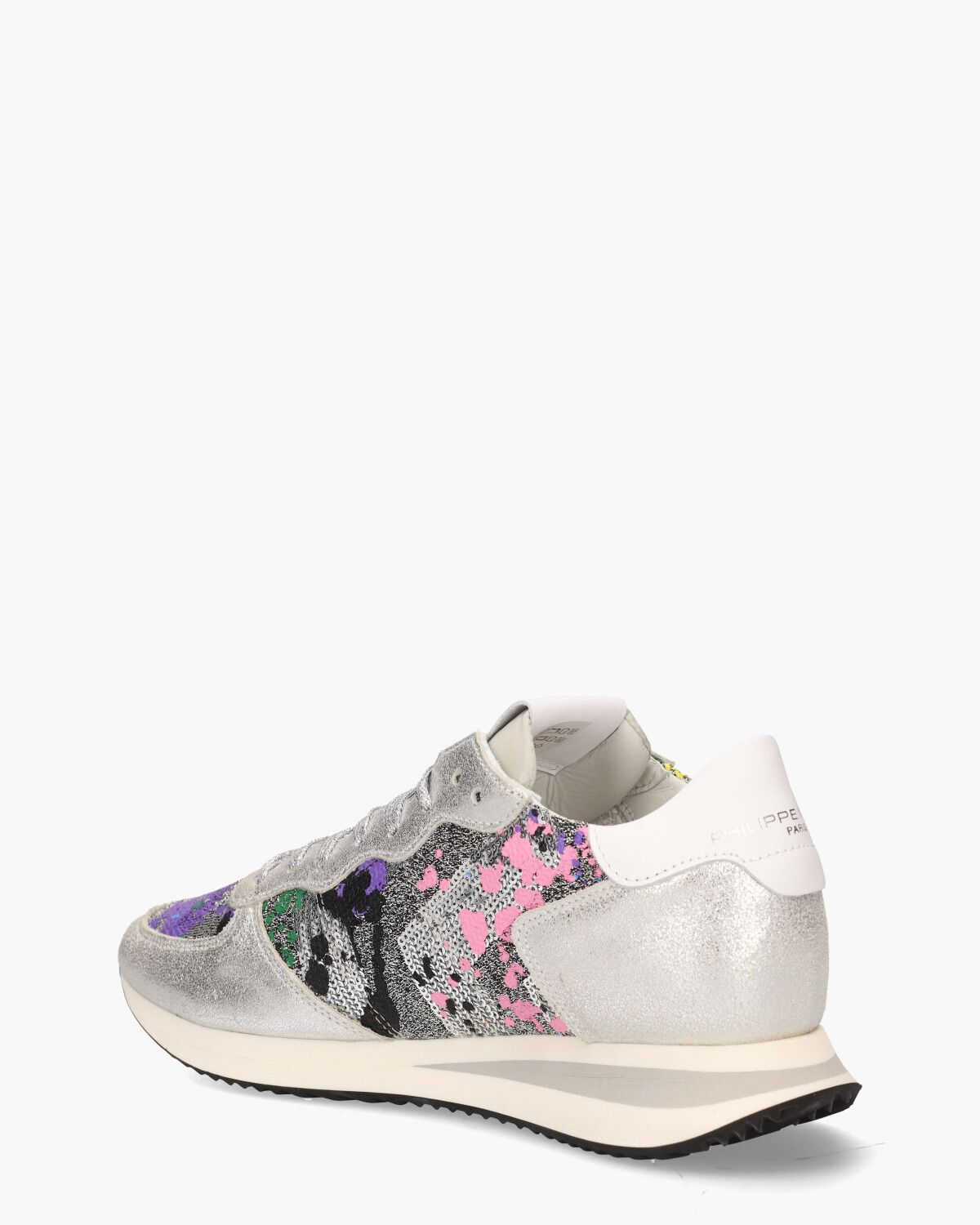 Philippe Model Tropez X Mondial Zilver Multicolor Damessneakers