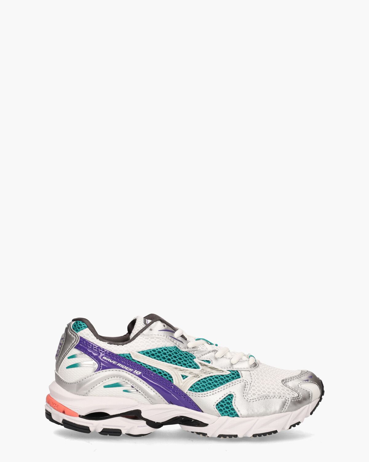 Mizuno Wave Rider 10 Wit Multicolor Damessneakers Van Arendonk