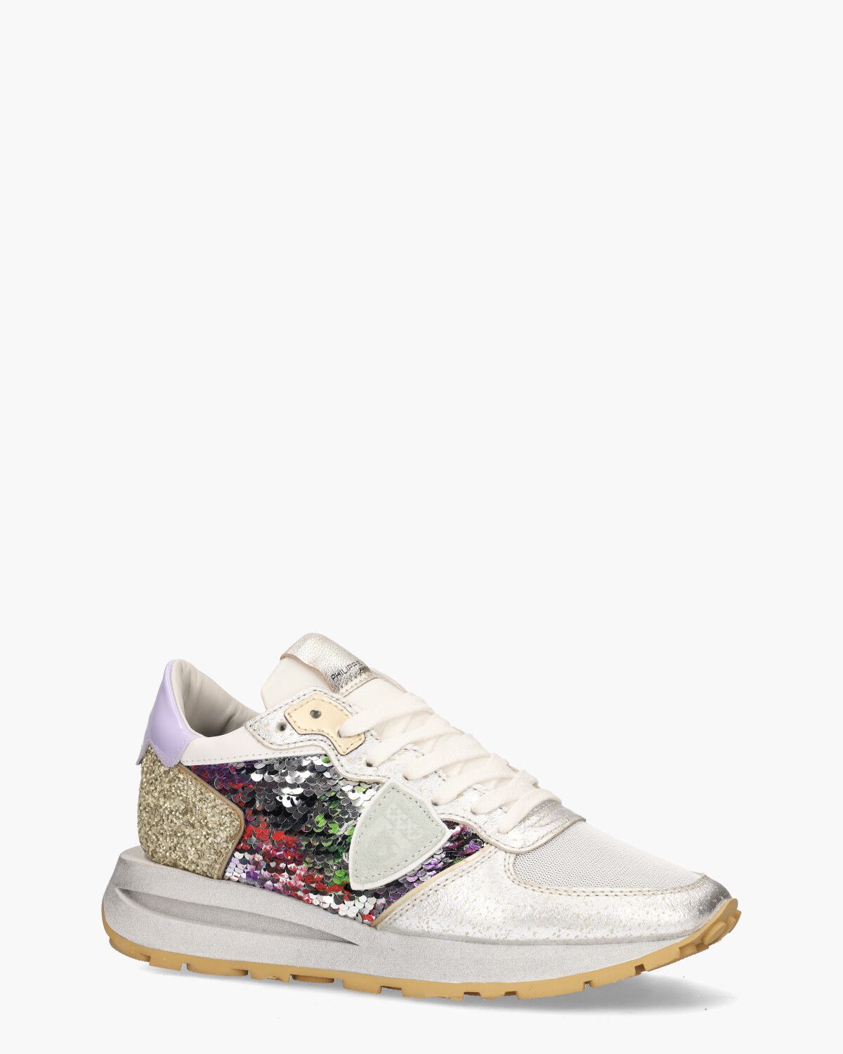 Model Tropez Haute Zilver/Multicolor Damessneakers