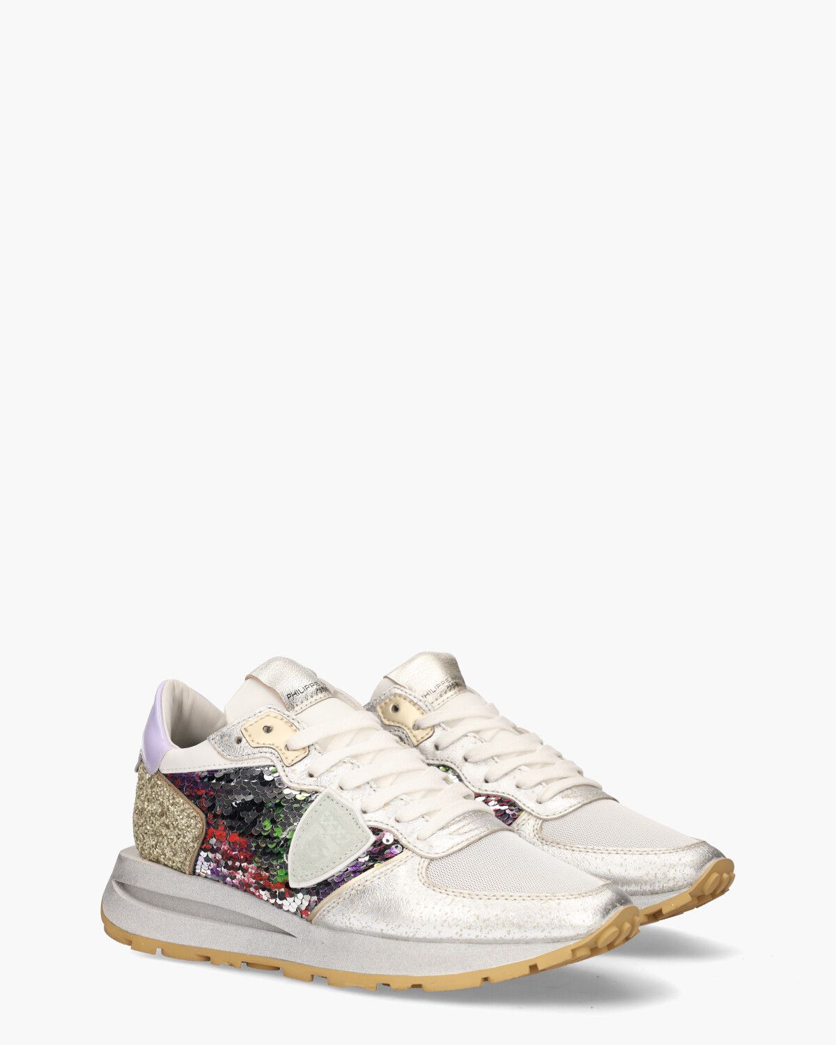 Model Tropez Haute Zilver/Multicolor Damessneakers