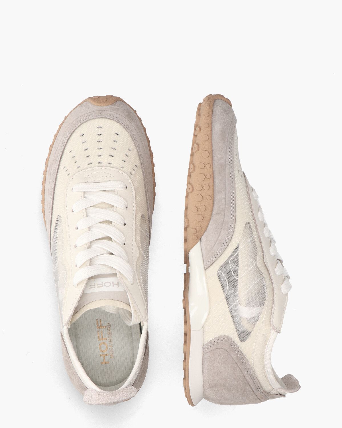 Mockingbird Roomwit/Lichtgrijs Damessneakers