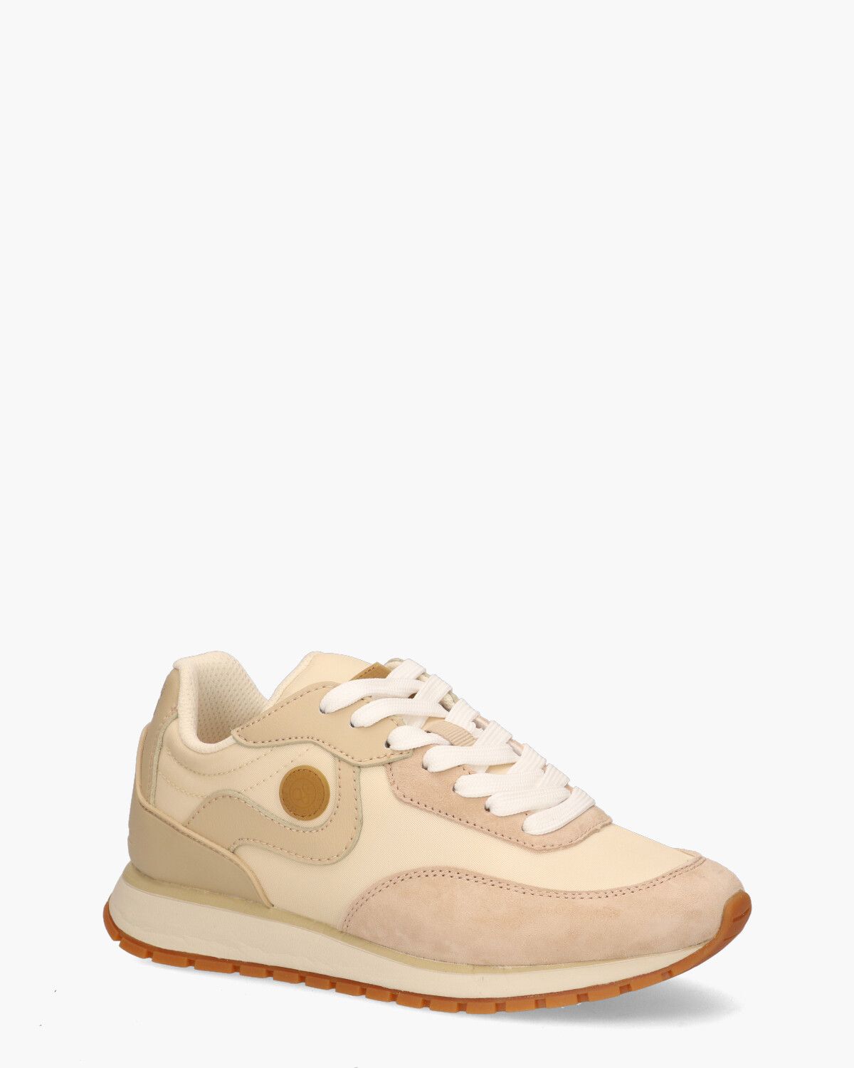 Inez Ecru/Beige Damessneakers