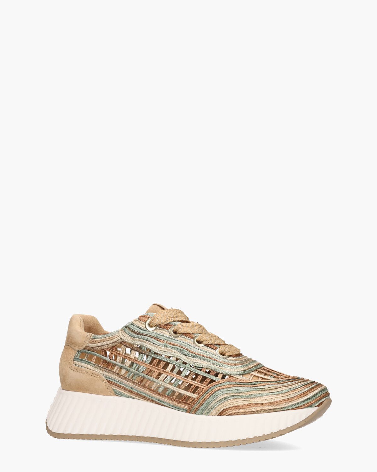 Ardi Lichtbruin/Multicolor Damessneakers