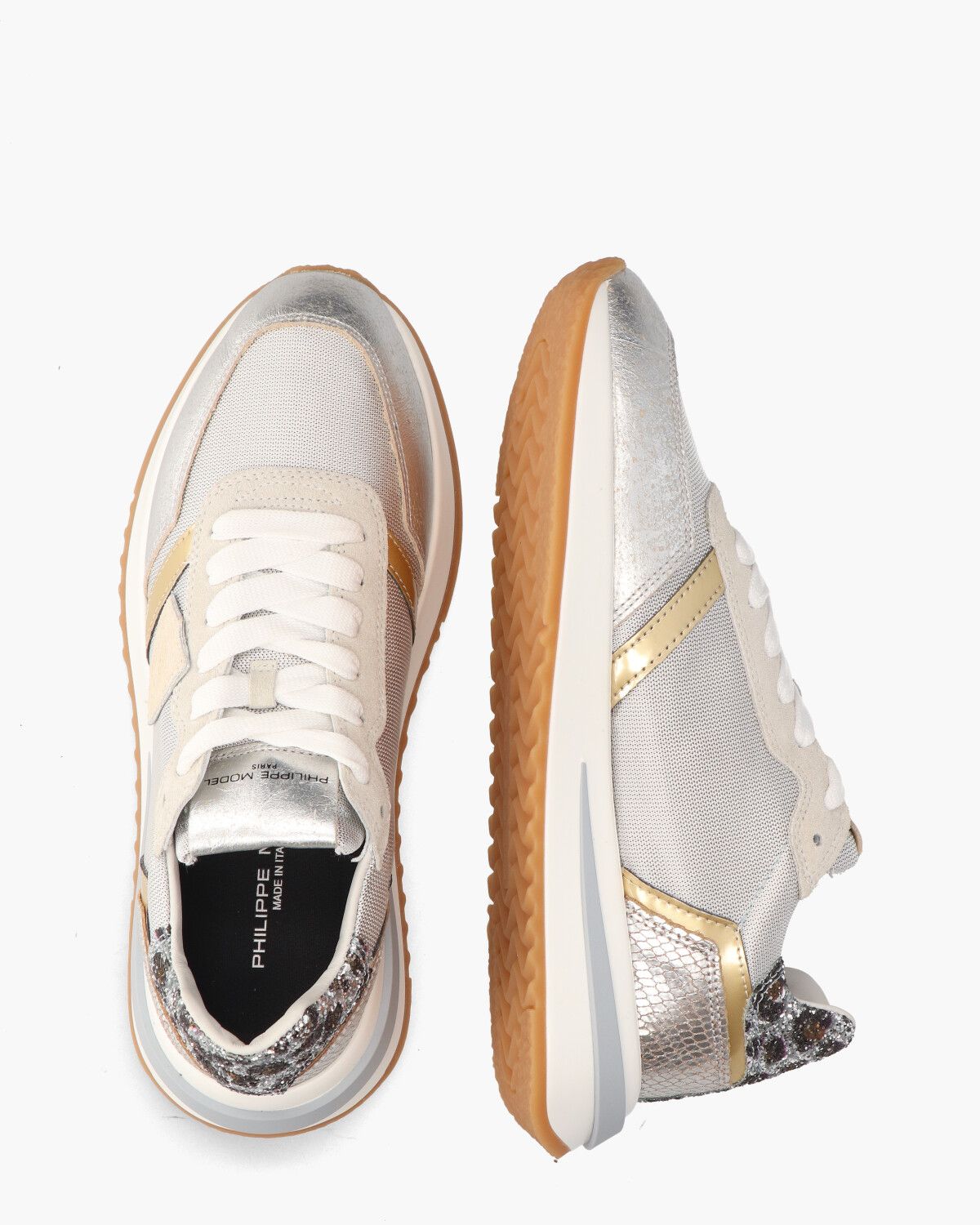 Tropez 2.1 Zilver/Goud Damessneakers