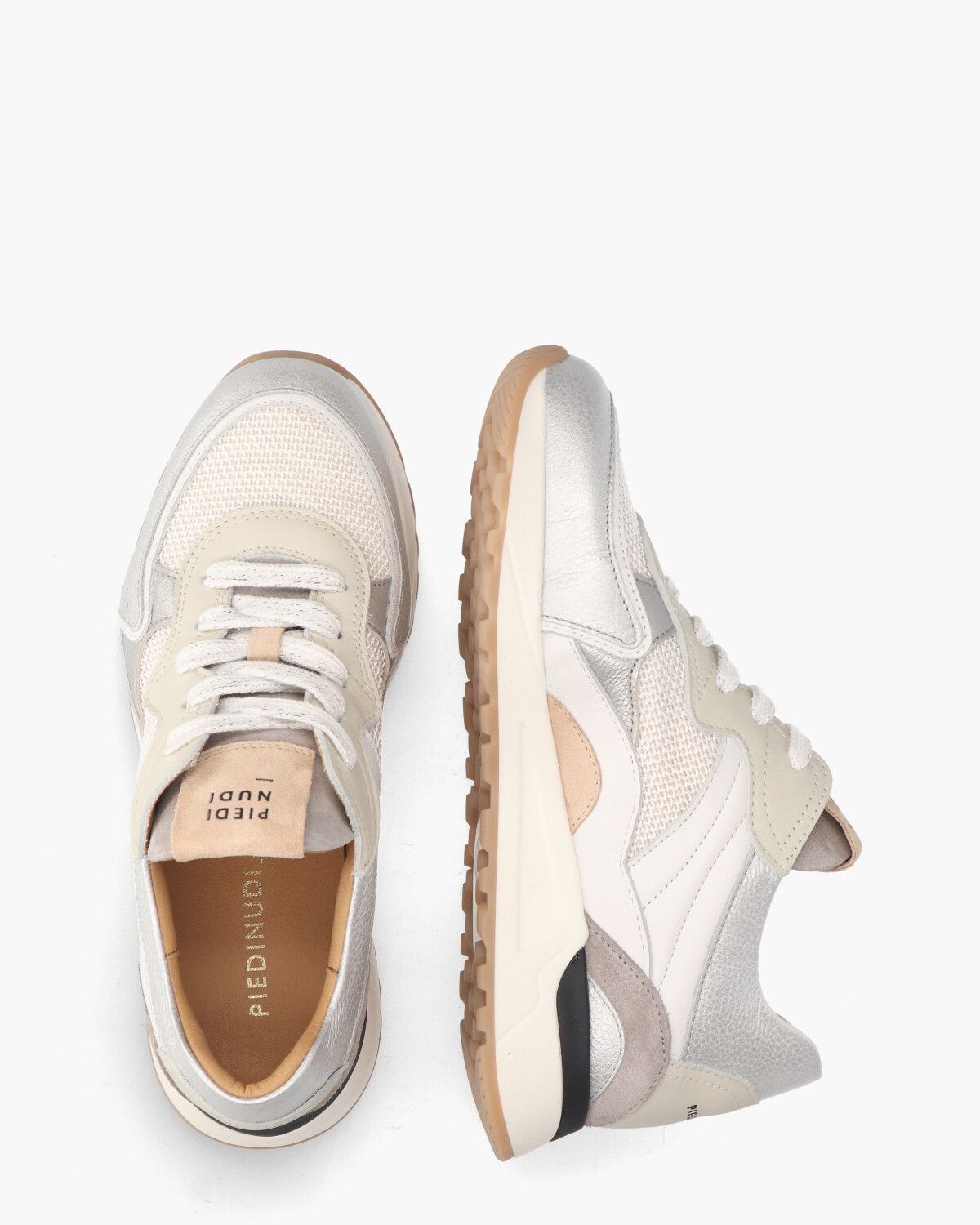 2507 11.12 Zilver Damessneakers