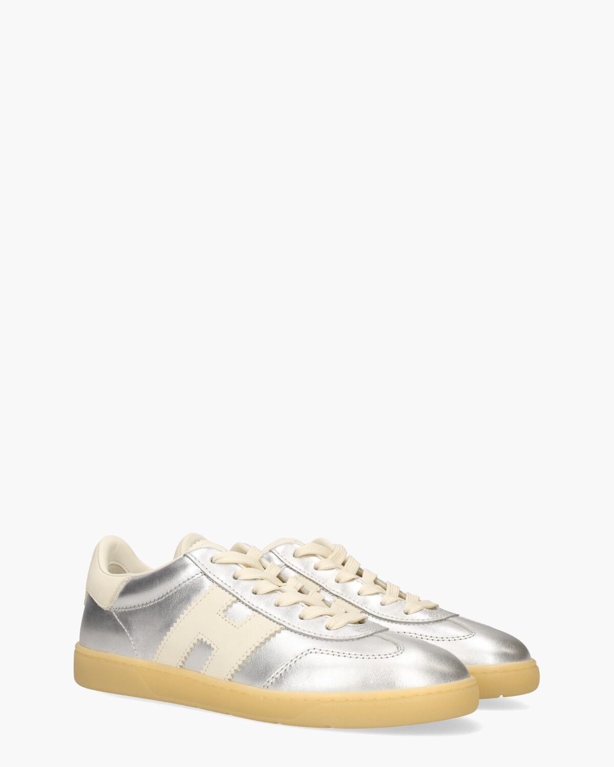 Cool Zilver/Off-White Damessneakers