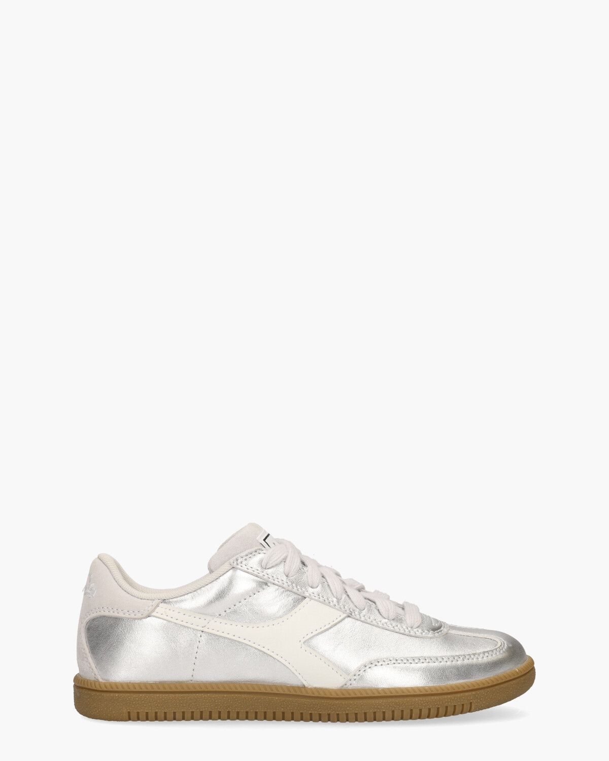 Trainer Metallic Zilver Damessneakers