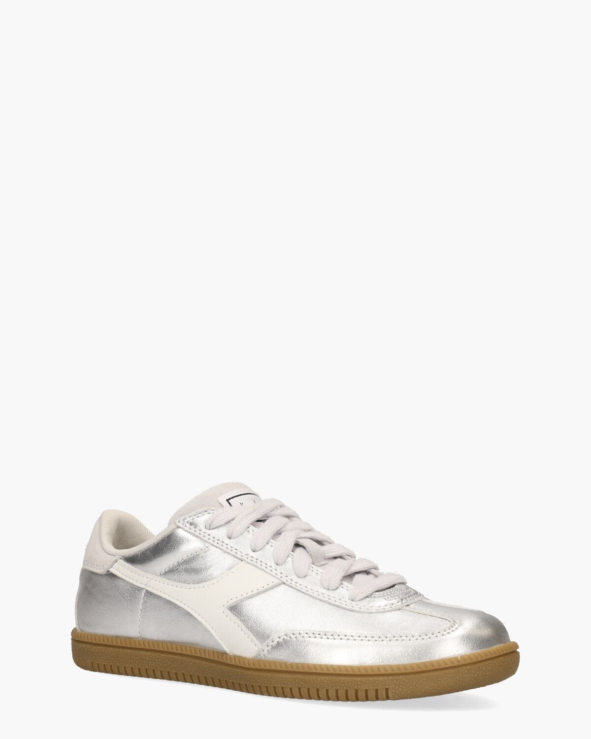 Trainer Metallic Zilver Damessneakers