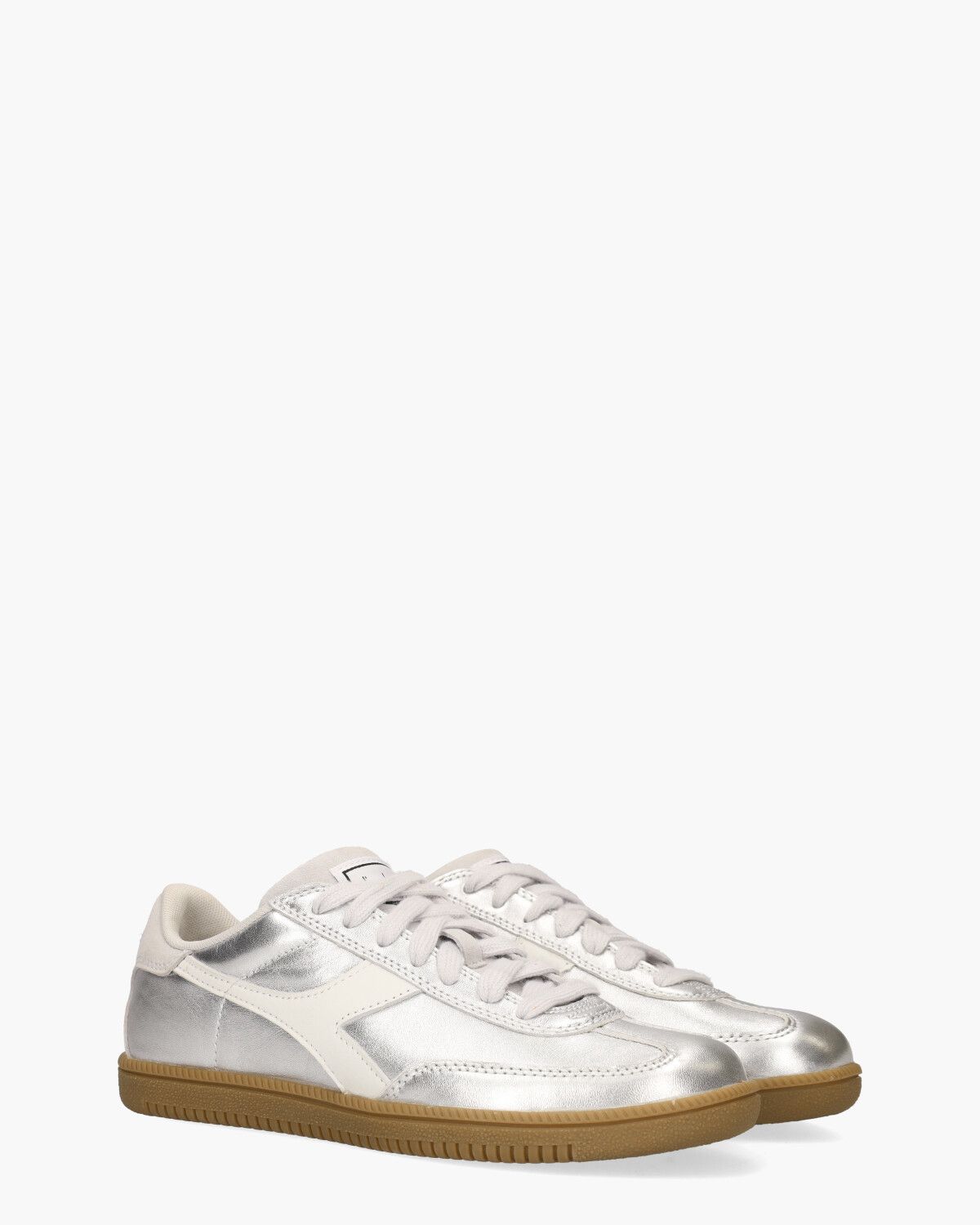Trainer Metallic Zilver Damessneakers