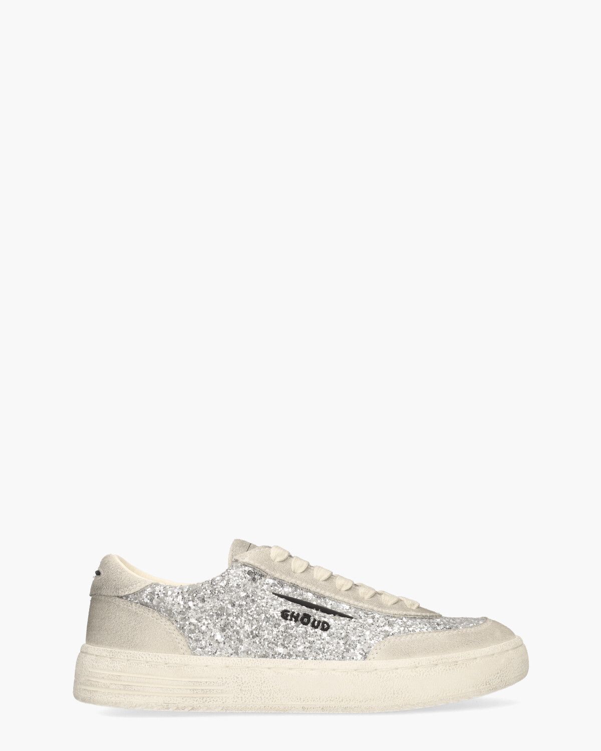 Lido Low Grijs/Zilver Damessneakers