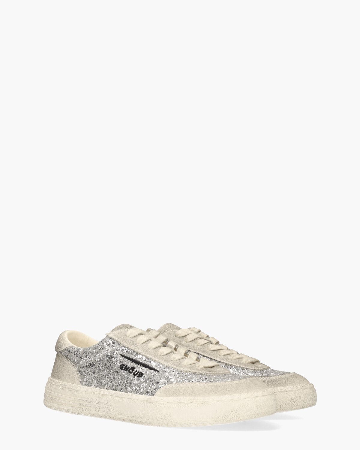 Lido Low Grijs/Zilver Damessneakers