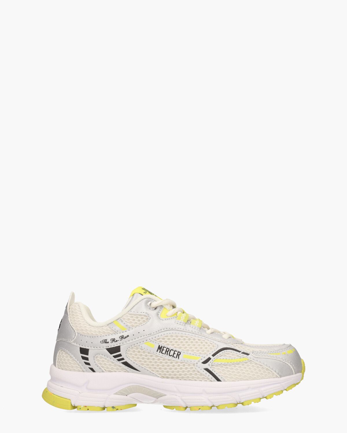 The Re-Run Neon Zilver/Geel Damessneakers