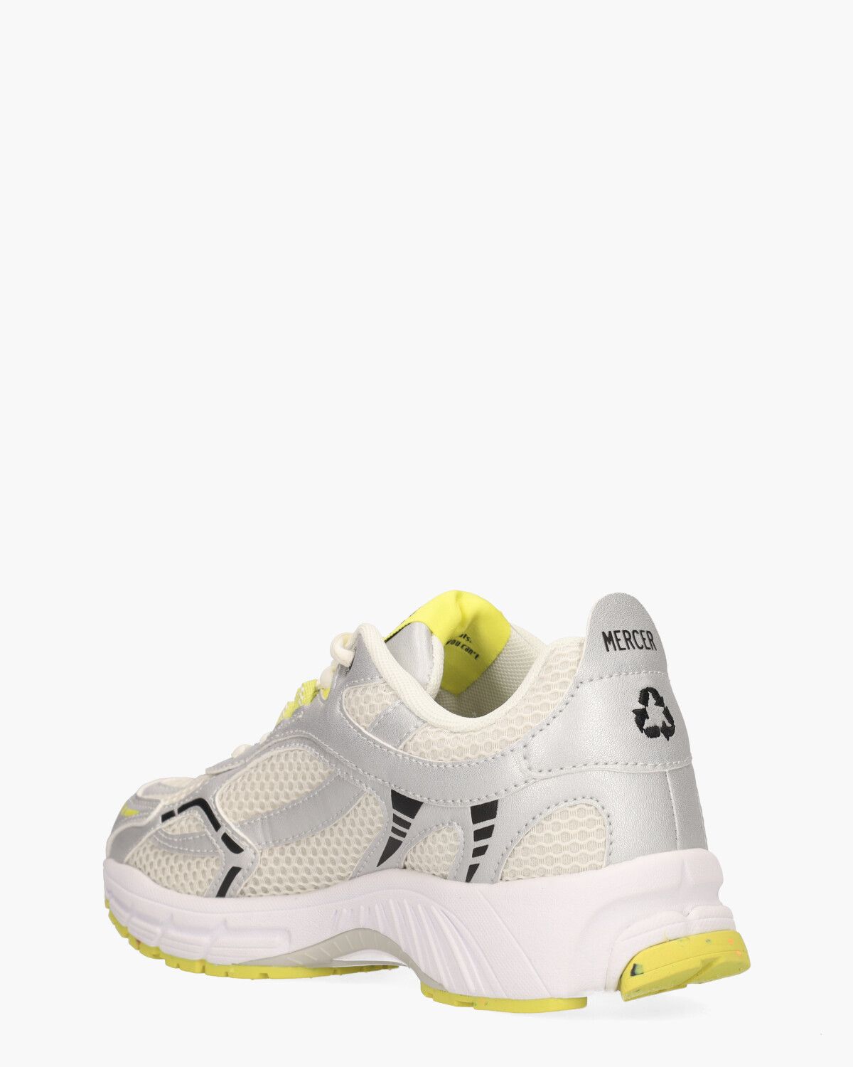 The Re-Run Neon Zilver/Geel Damessneakers