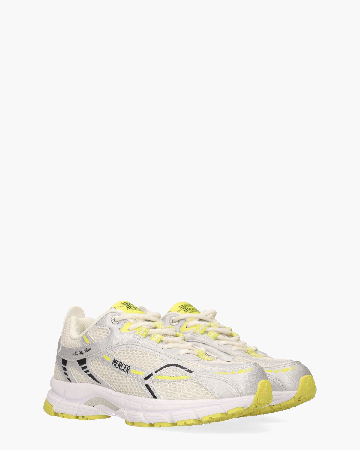 The Re-Run Neon Zilver/Geel Damessneakers