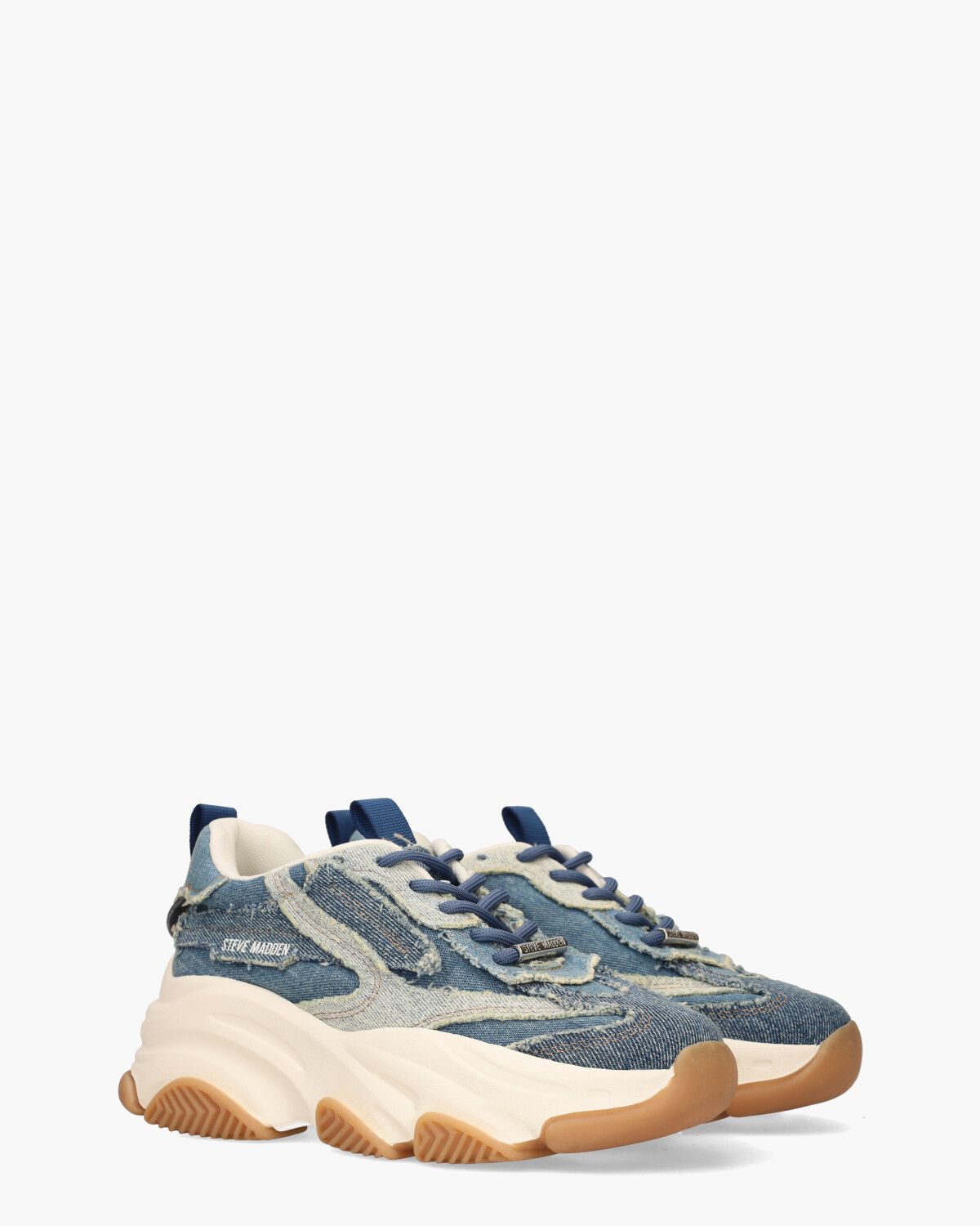 Possession-E Jeansblauw Damessneakers