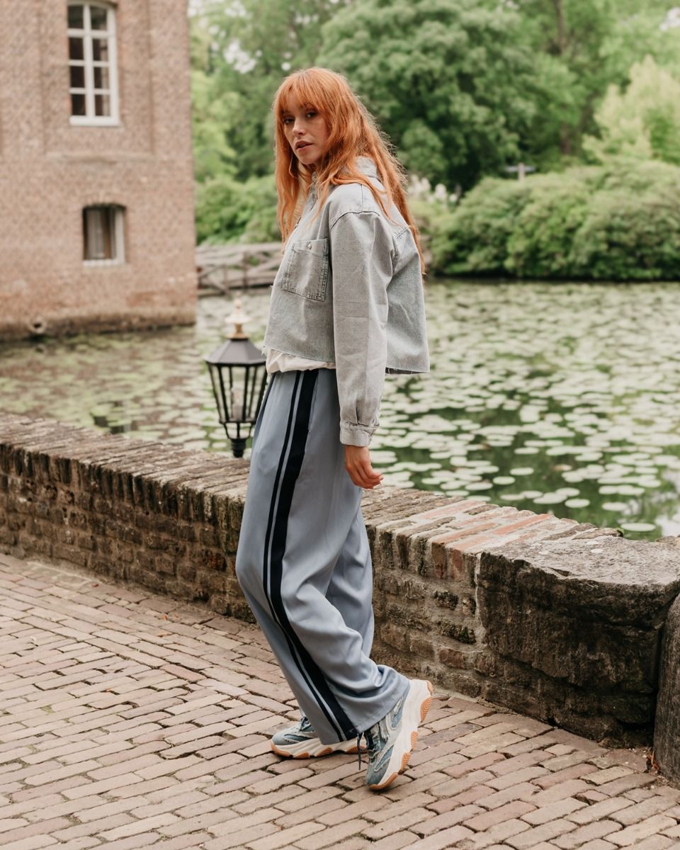 Possession-E Jeansblauw Damessneakers