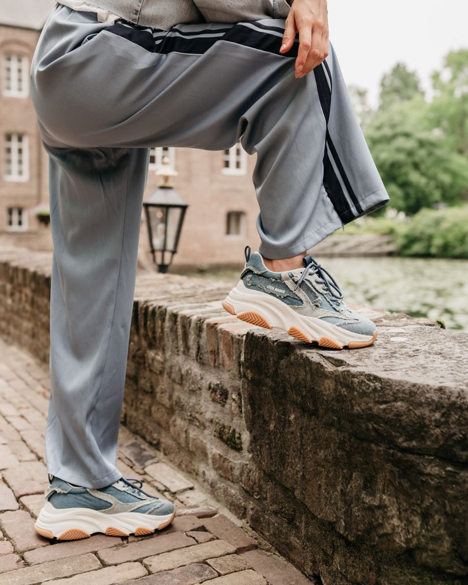 Possession-E Jeansblauw Damessneakers