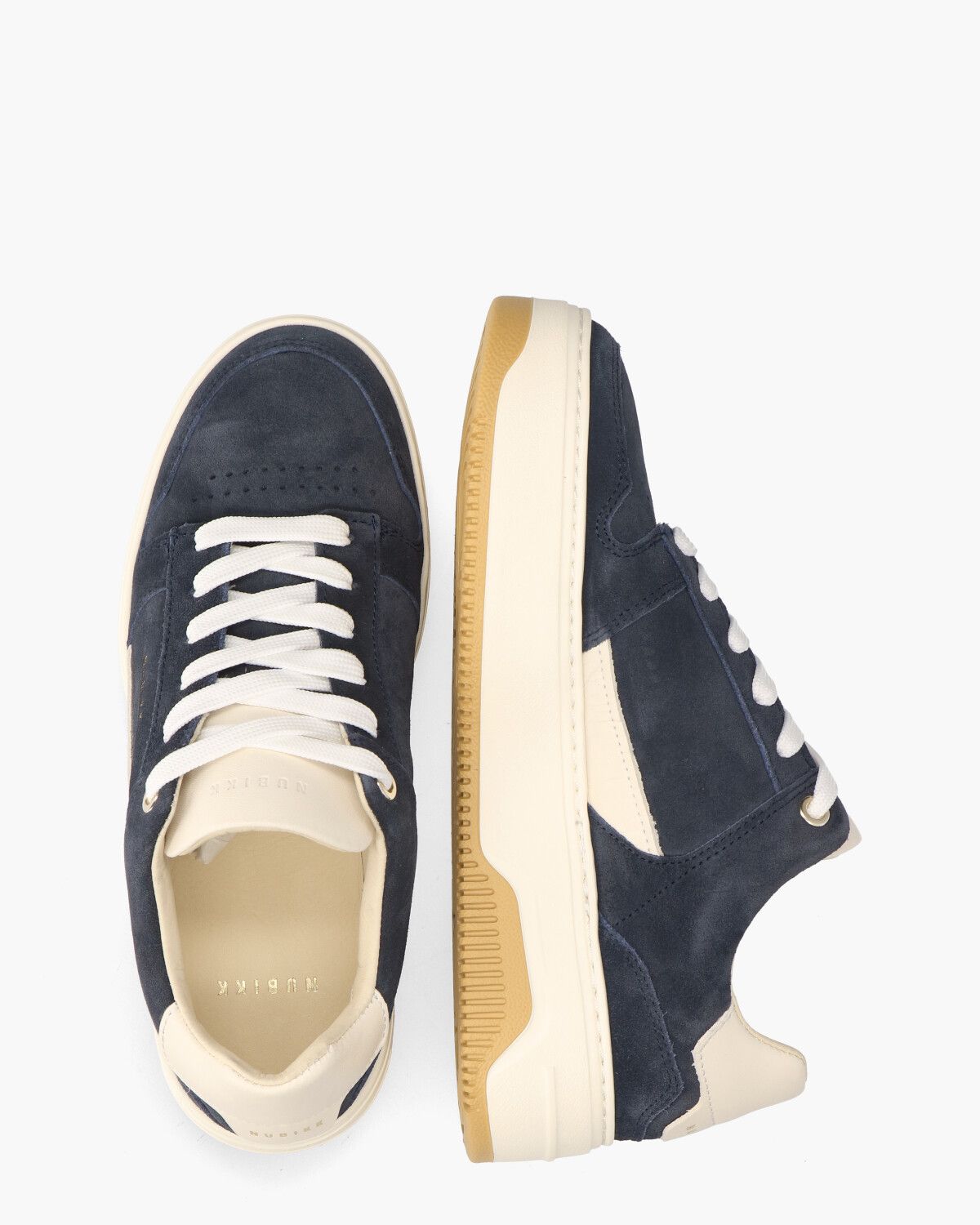 Basket Court Miele Donkerblauw Damessneakers