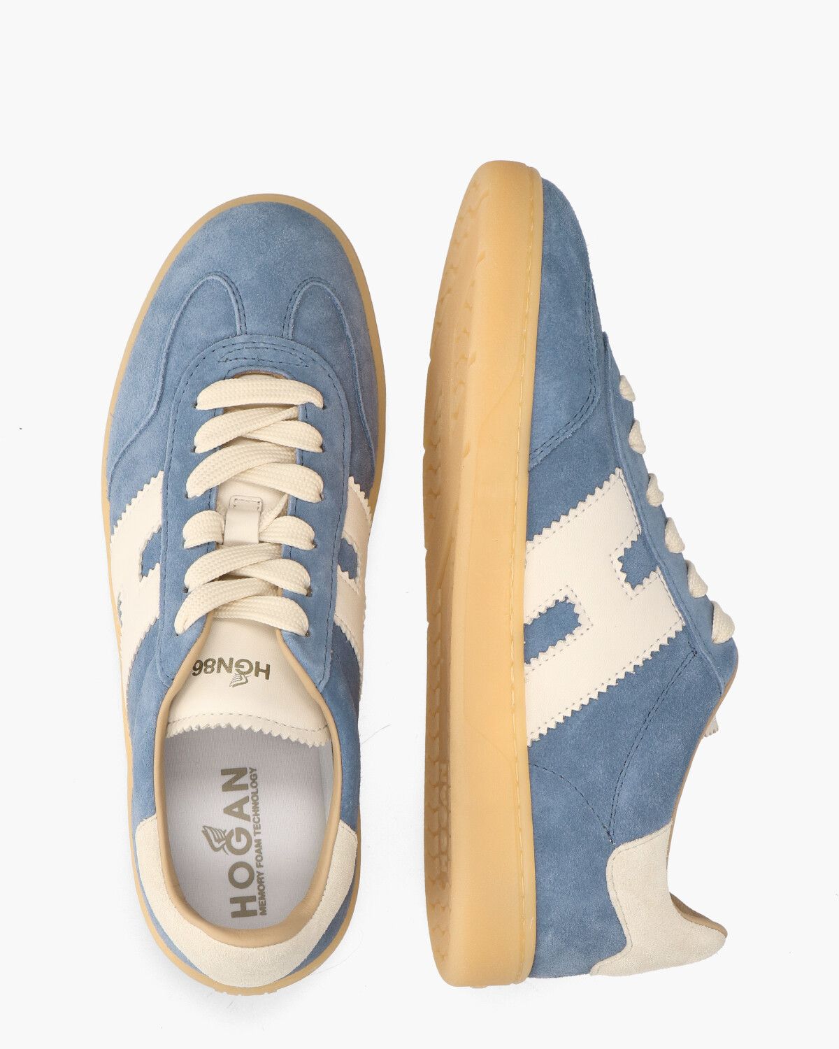 Cool Lichtblauw/Off-White Damessneakers