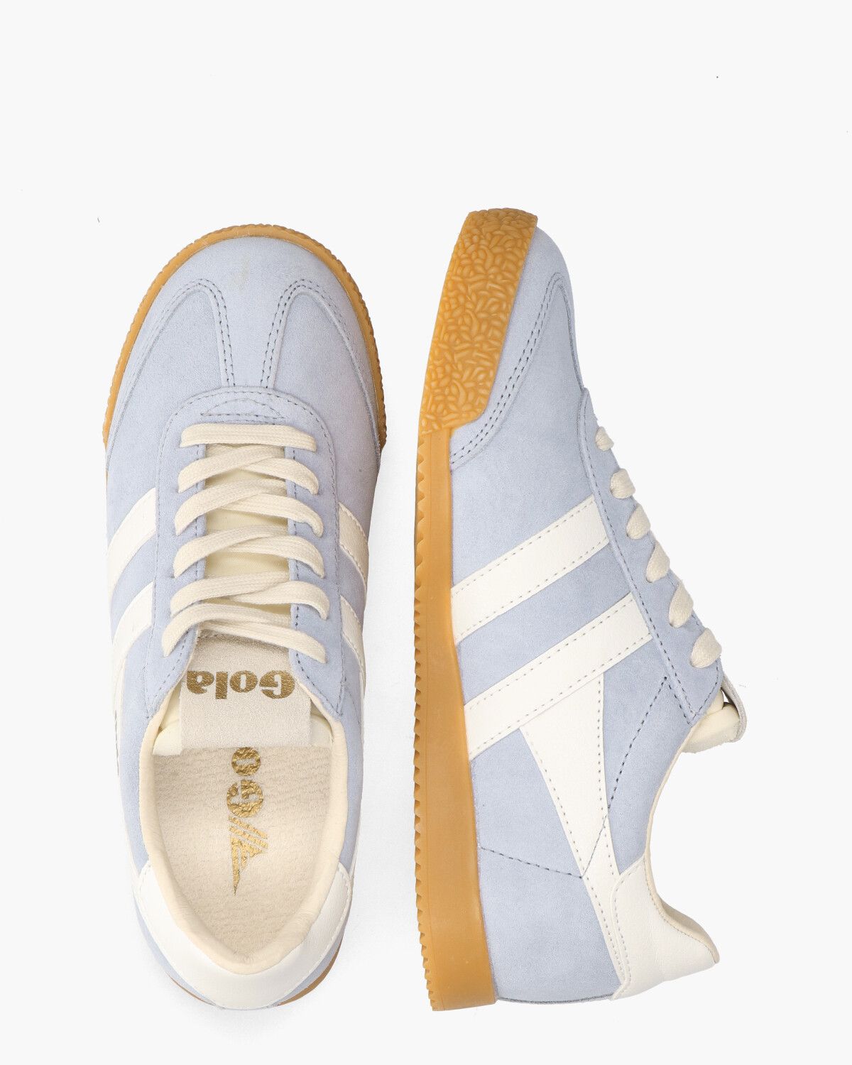 Elan Lichtblauw Damessneakers