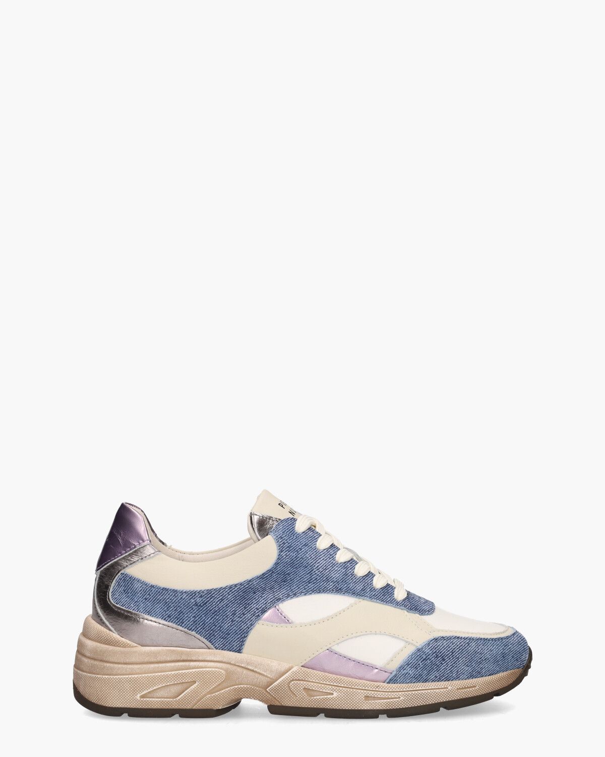 2838-02.12 Blauw/Multicolor Damessneakers