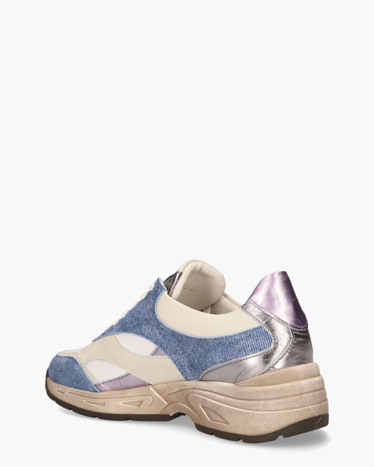2838-02.12 Blauw/Multicolor Damessneakers