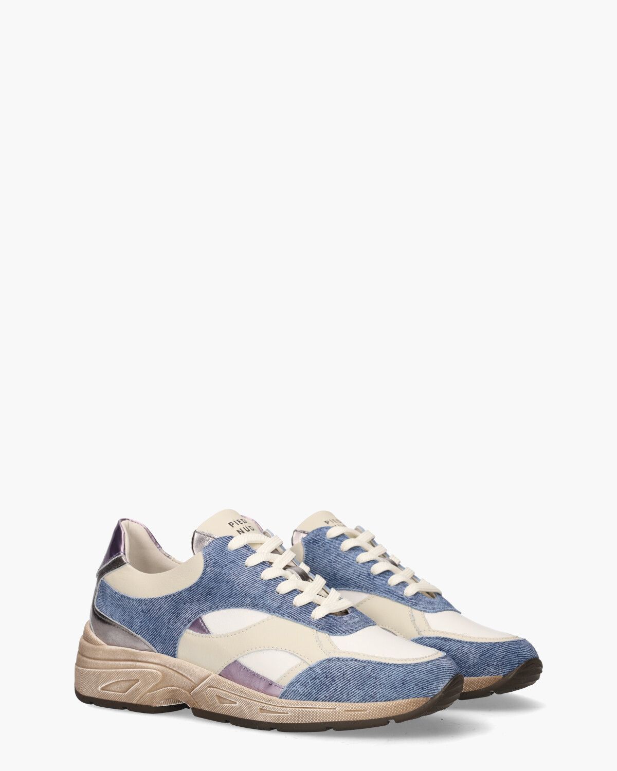 2838-02.12 Blauw/Multicolor Damessneakers