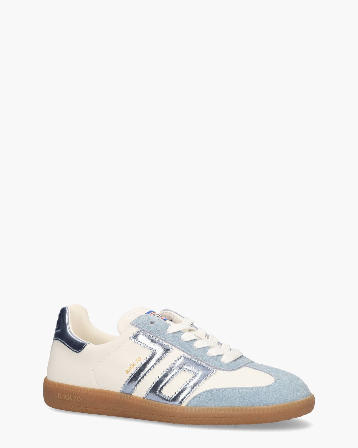 Cloud 2502-19 Wit/Blauw Damessneakers
