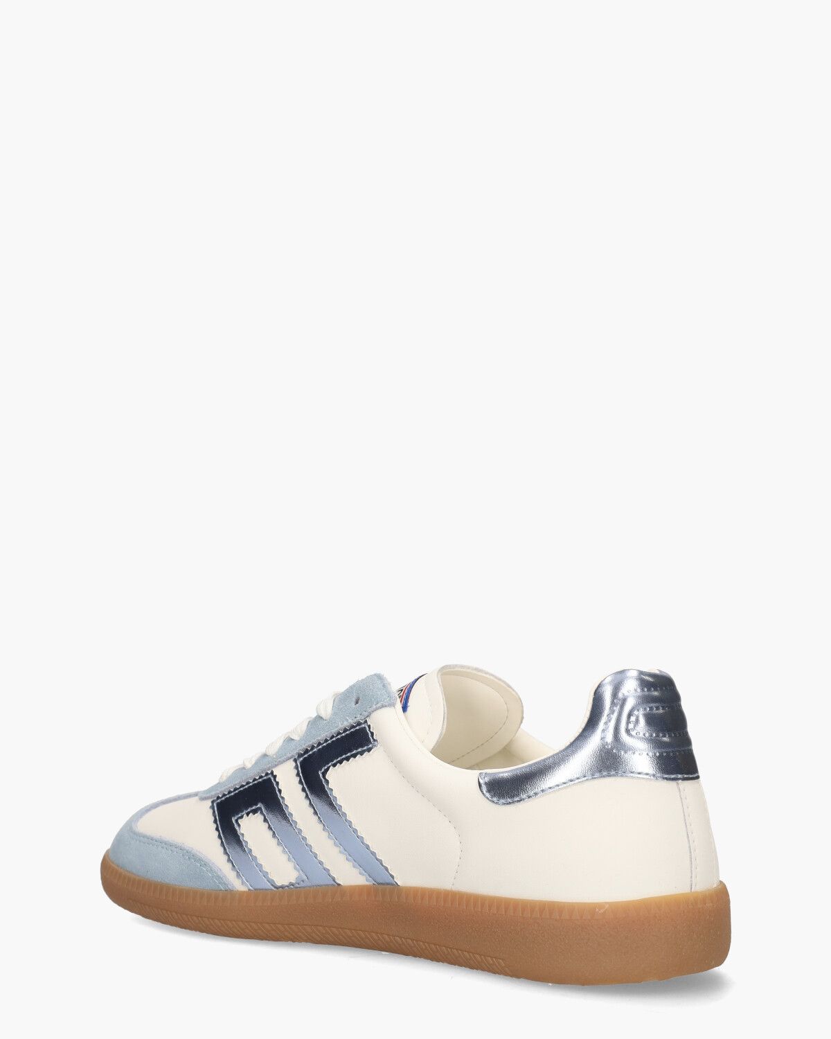 Cloud 2502-19 Wit/Blauw Damessneakers