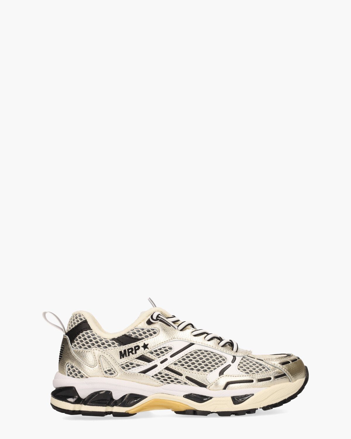 MRP01 Zwart/Wit/Goud Damessneakers