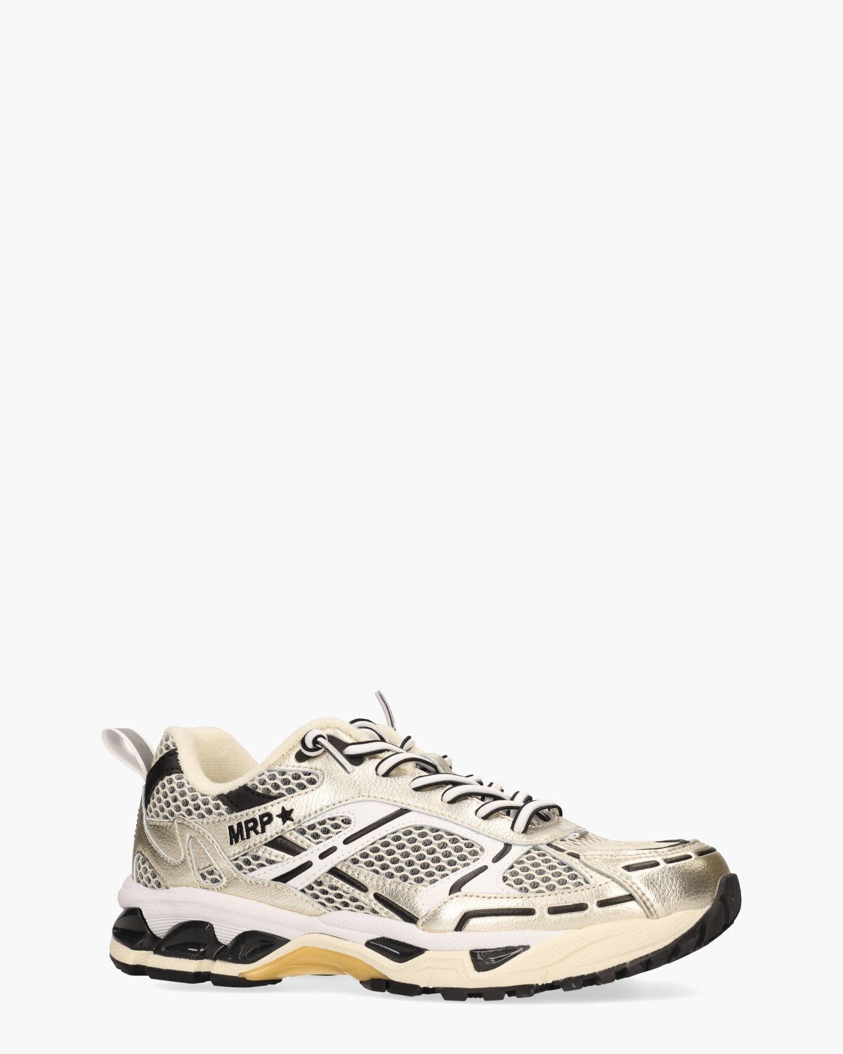 MRP01 Zwart/Wit/Goud Damessneakers