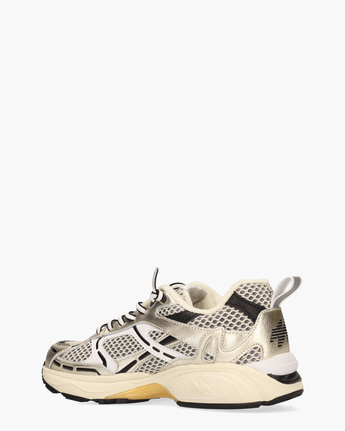 MRP01 Zwart/Wit/Goud Damessneakers