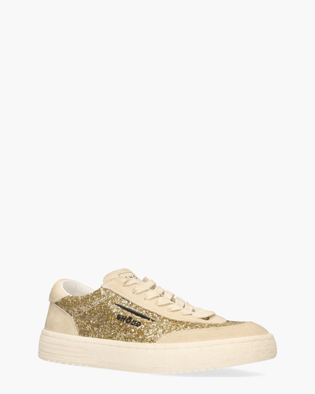 Lido Low Beige/Goud Damessneakers