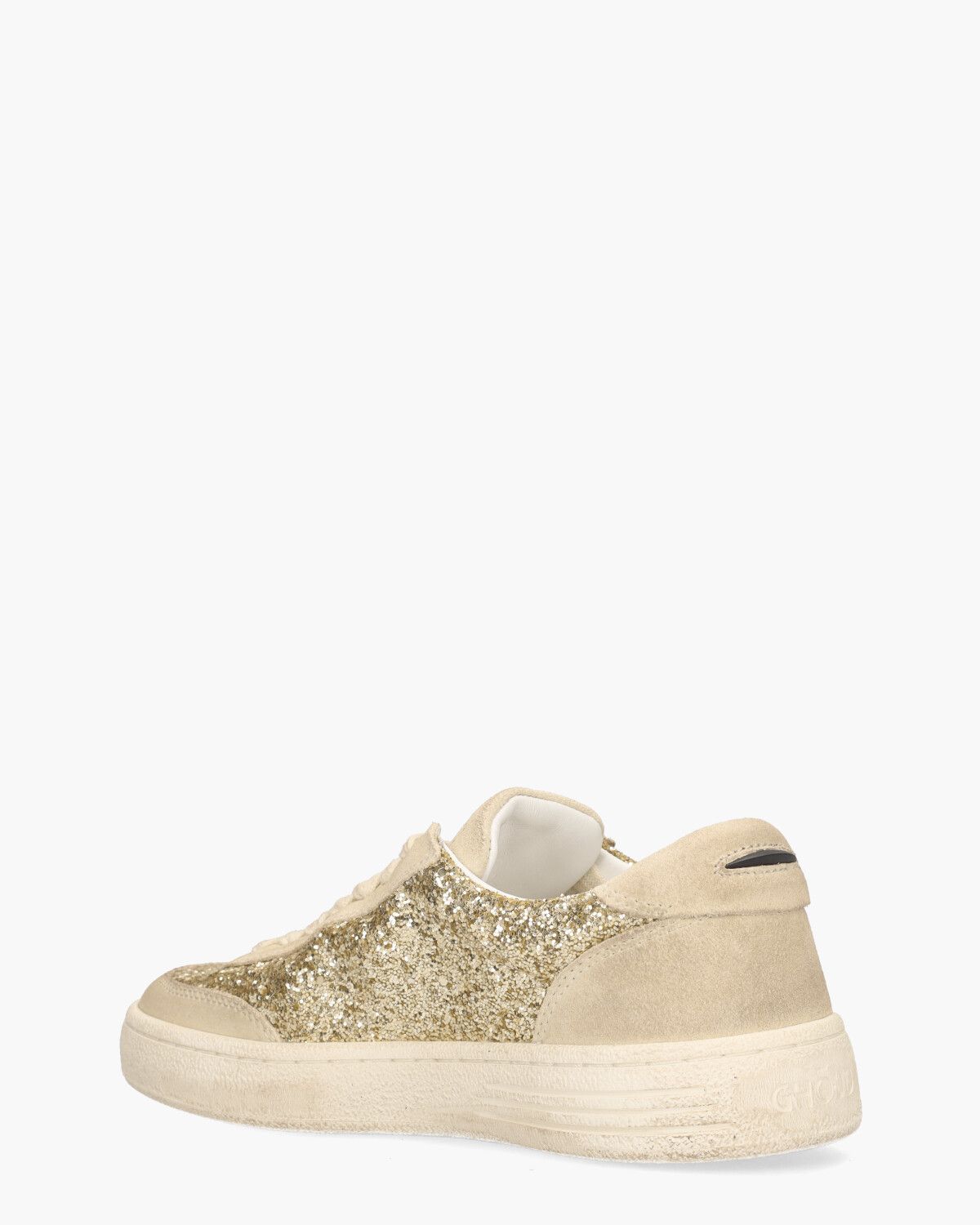Lido Low Beige/Goud Damessneakers