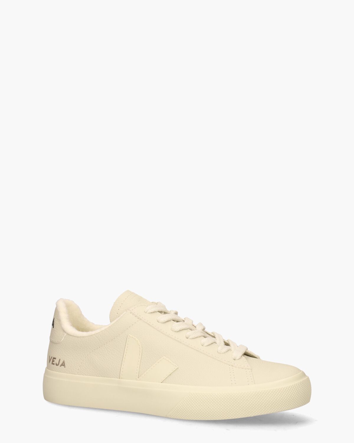 Campo Fured Chromefree Leather Off-White Damessneakers