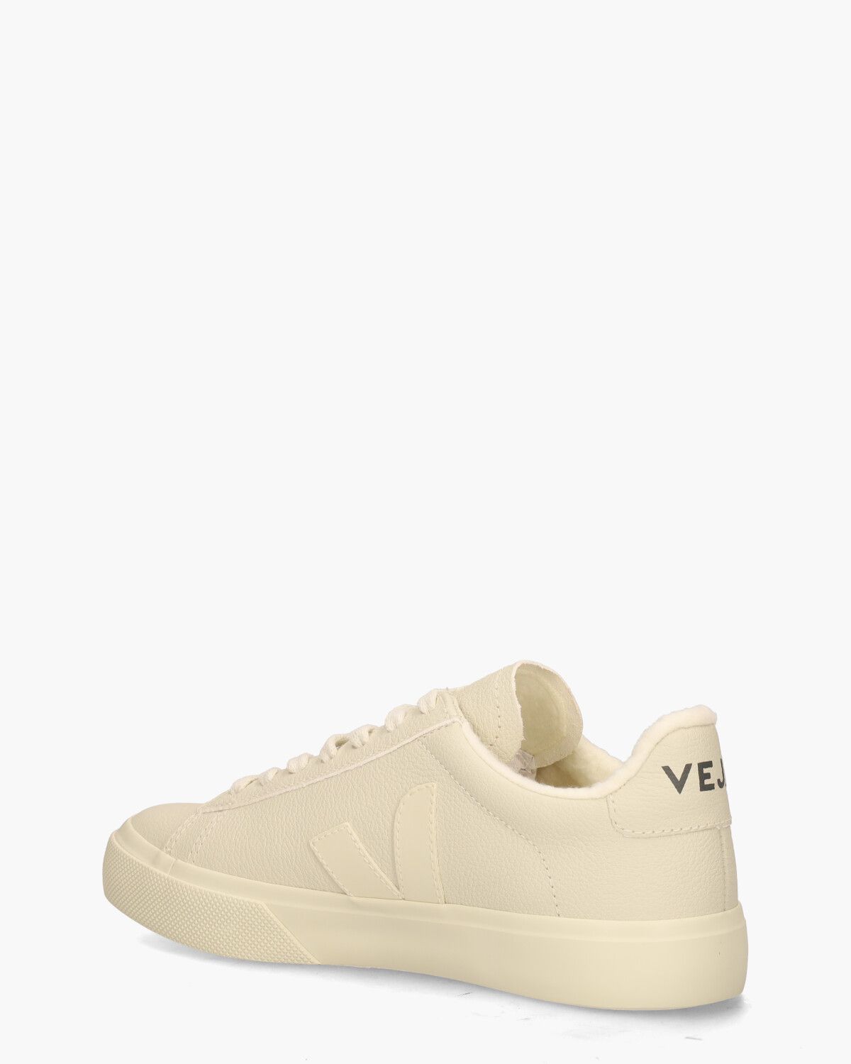 Campo Fured Chromefree Leather Off-White Damessneakers